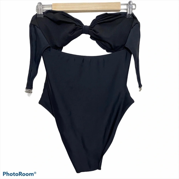 CUPSHE Scalloped Cut Out Swimsuit EUC - Picture 1 of 8